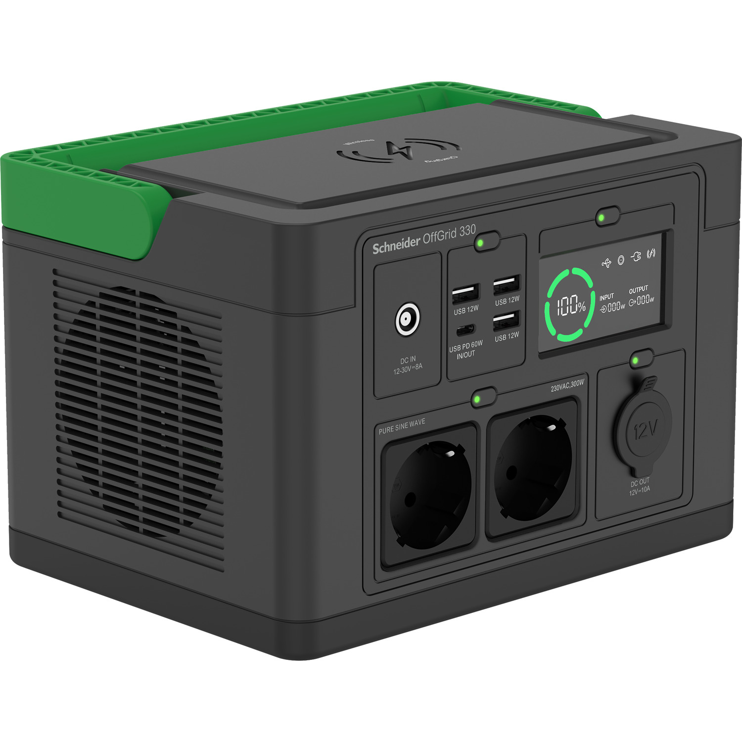 Преносима захранваща станция OffGrid 330, 332Wh LI  - SCHNEIDER ELECTRIC PPS330-GR
