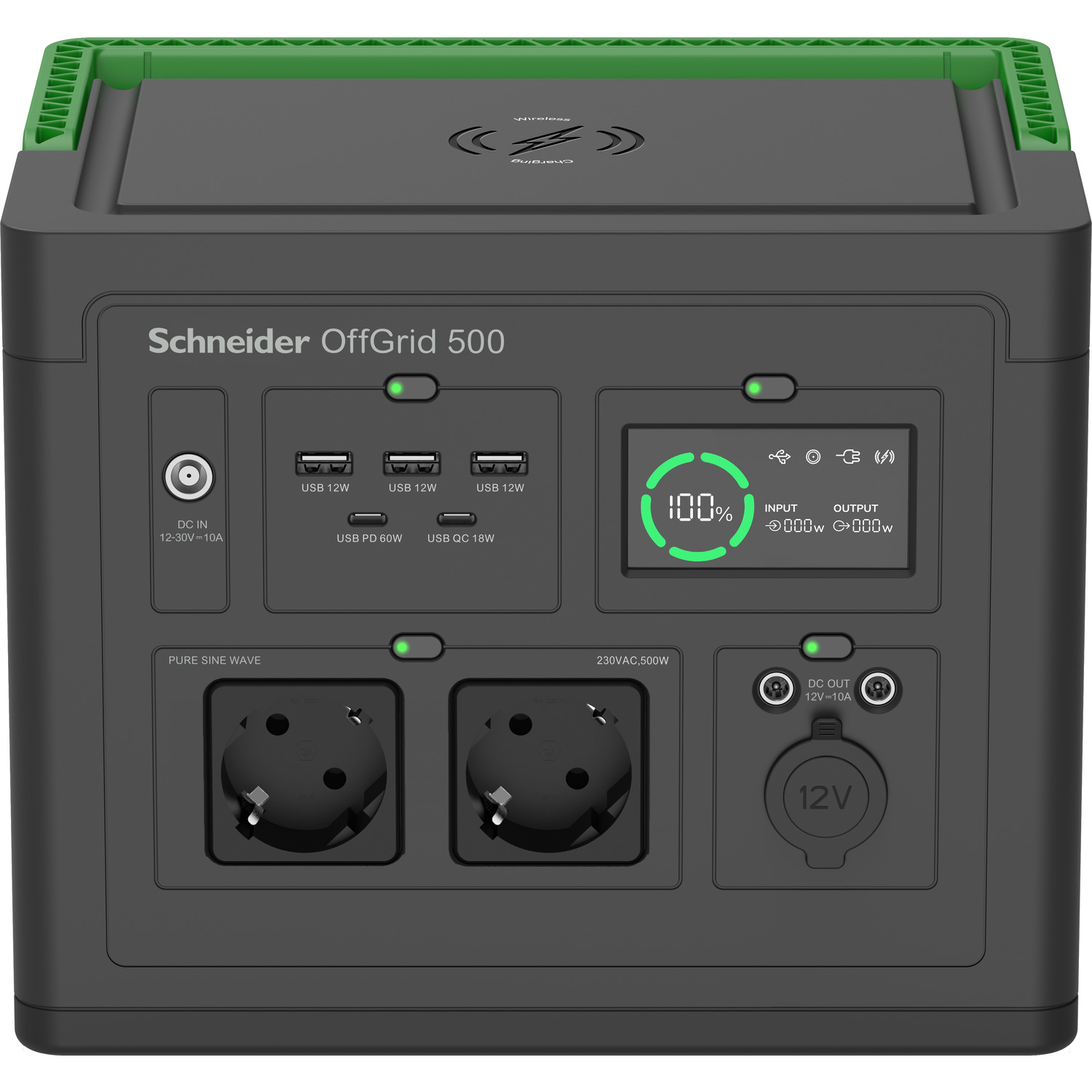 Преносима захранваща станция OffGrid 500, 517Wh LI  - SCHNEIDER ELECTRIC PPS500-GR