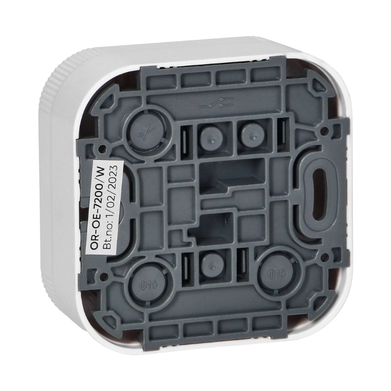 Ключ еднополюсен ОМ 10A Бял - Orno ToDo OR-OE-7200/W