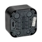 Контакт Шуко 2P+E ОМ 16A Черен - Orno ToDo OR-OE-7205(GS)/B