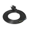 Кабел с щепсел 3x1.5mm2 3m IP44 Черен - Orno OR-AE-13285/3M