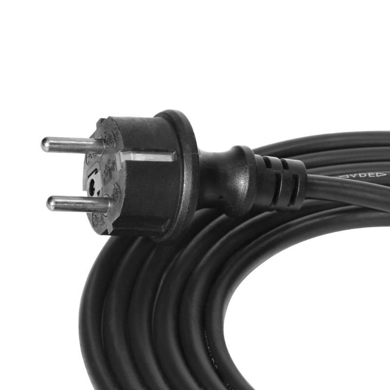 Кабел с щепсел 3x1.5mm2 3m IP44 Черен - Orno OR-AE-13285/3M