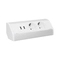 Разклонител за мебел ъглов 2x 2P+E Шуко и 2x USB 5VDC/2.1A с кабел 0.6m Бял/алуминий - Orno OR-GM-9003/W-G(GS)