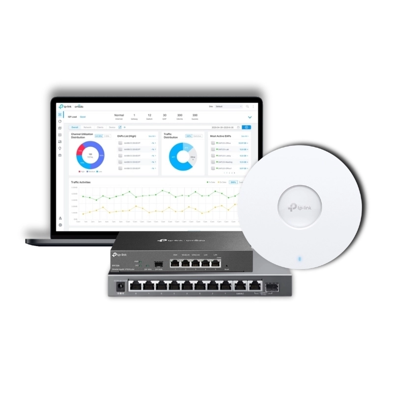 Комплект AP, суич, рутер - TP-Link (ER7206, EAP650, ES210GMP)