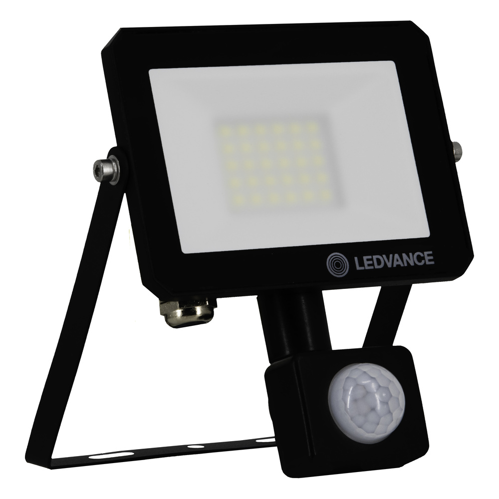 LED Прожектор със сензор, симетричен FL EFFECT 20W 1800lm 6500К IP65 EUE LEDV, цвят черен - LEDVANCE FLOODLIGHT EFFECT SENSOR LED489068
