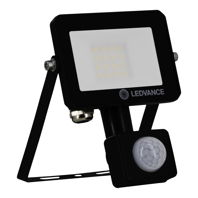 LED Прожектор със сензор, симетричен FL EFFECT 10W 900lm 6500К IP65 EUE LEDV, цвят черен - LEDVANCE FLOODLIGHT EFFECT SENSOR LED488948