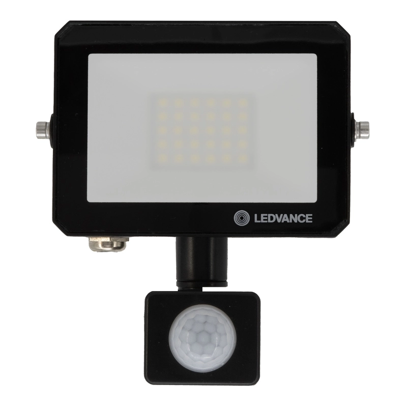 LED Прожектор със сензор, симетричен FL EFFECT 20W 1800lm 6500К IP65 EUE LEDV, цвят черен - LEDVANCE FLOODLIGHT EFFECT SENSOR LED489068