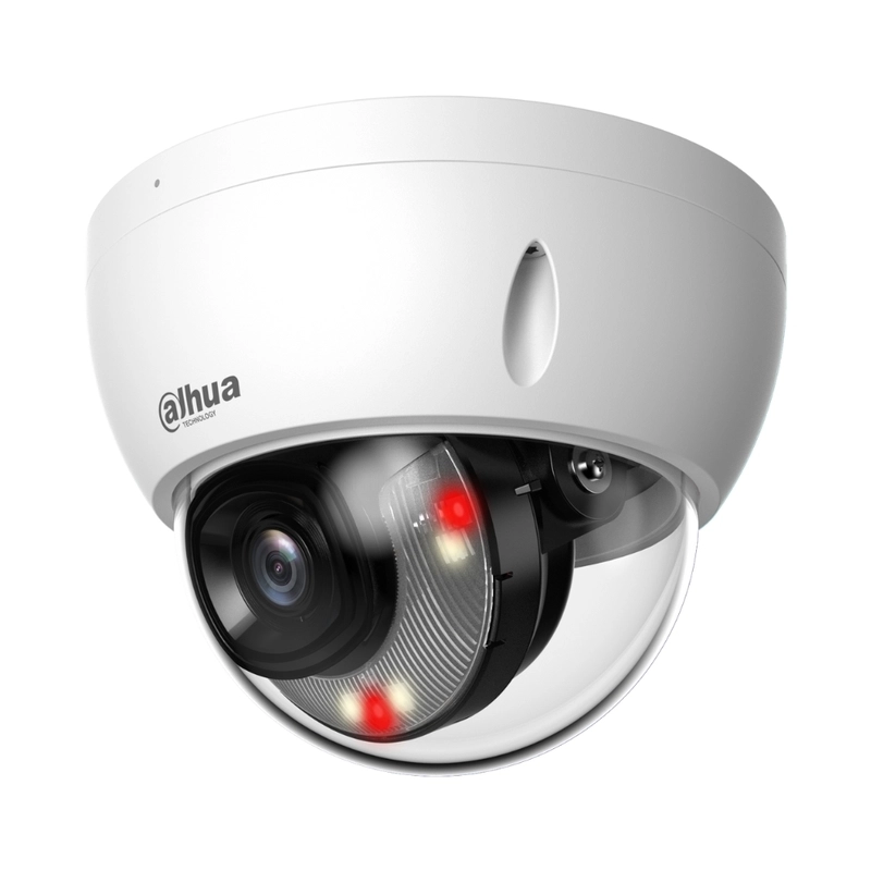IP вандалоустойчива куполна камера 4MP 2.8mm Smart Dual Light 30m - DAHUA IPC-HDBW2449E-S-IL-0280B
