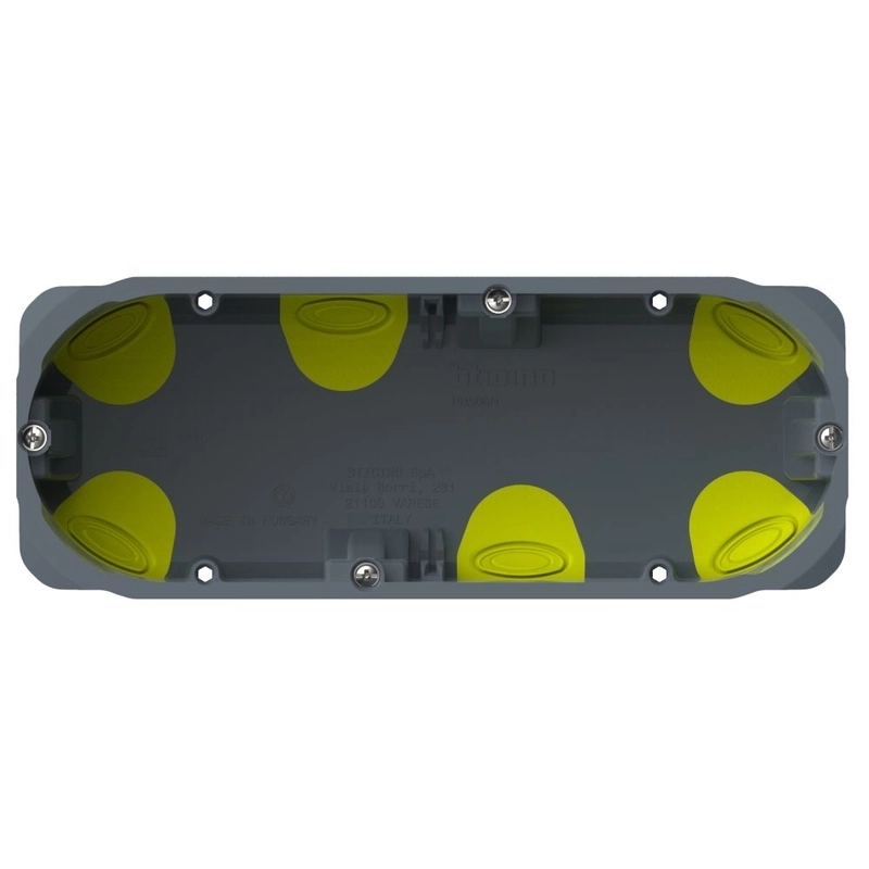 Конзола за фазер 6M x52mm гумени мембрани - bticino PB506NN