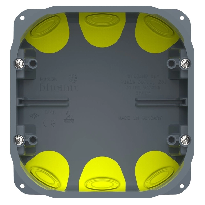 Конзола за фазер 3+3M x50mm гумени мембрани - bticino PB526NN