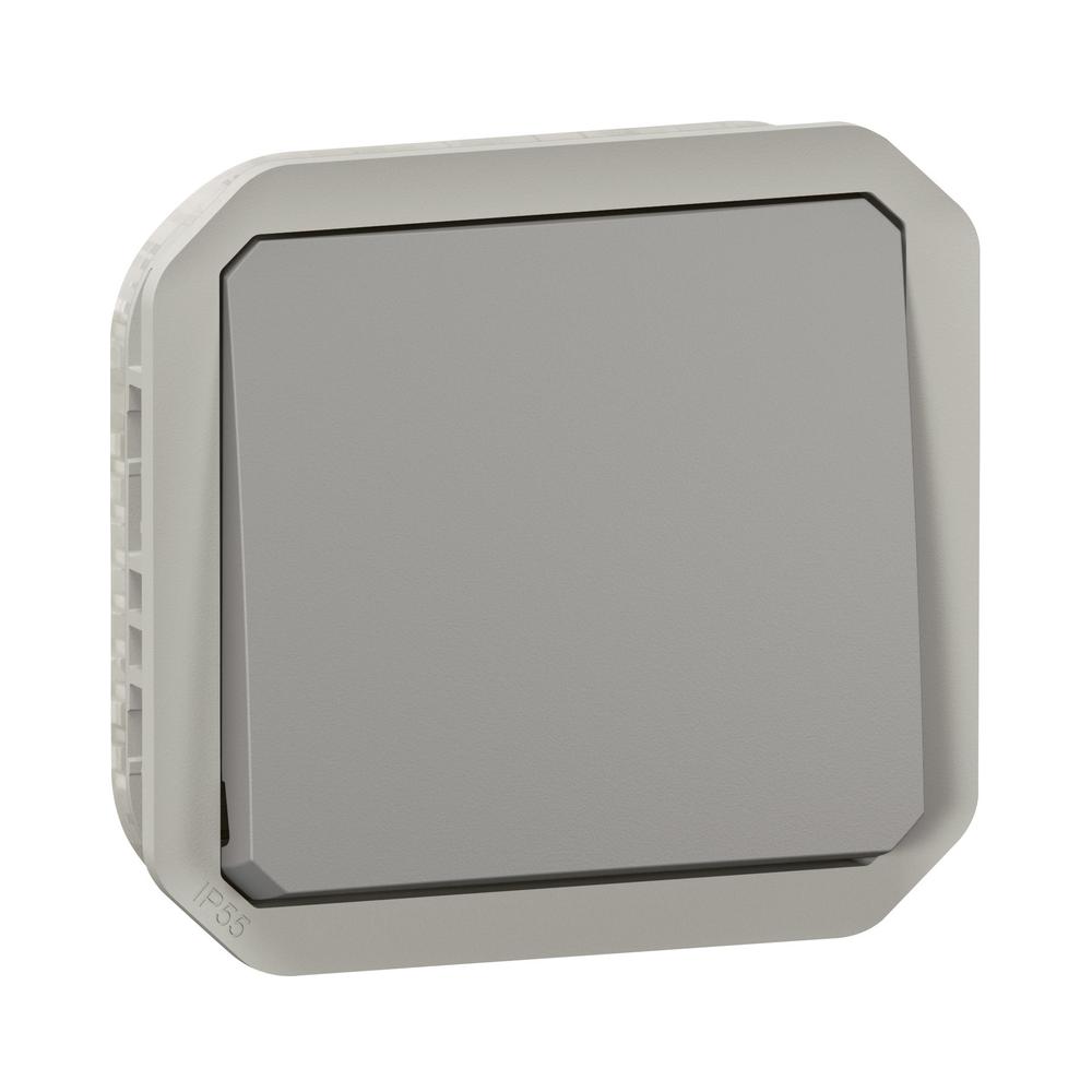 Девиаторен ключ 10А механизъм IP55 Сив  - Legrand Plexo New 069511L