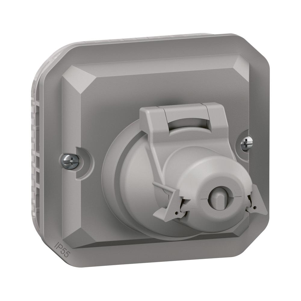 Адаптор за RJ45 розетка с IP44 механизъм IP55 Сив - Legrand Plexo New 069581L