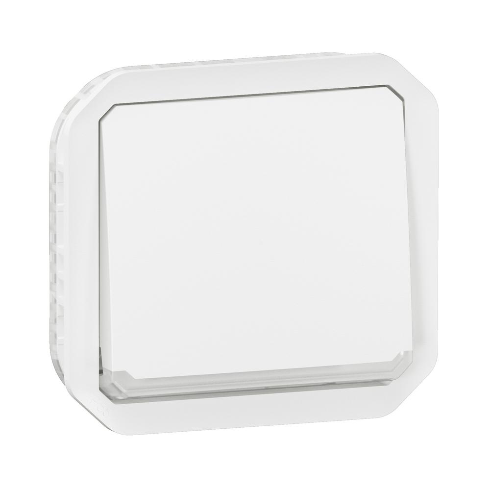 Девиаторен ключ 10А с индикатор механизъм IP55 Бял - Legrand Plexo New 069612L