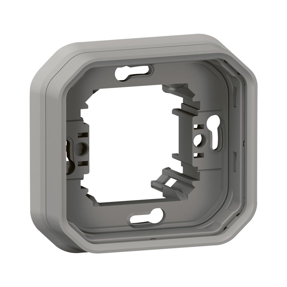 Рамка 1x скрит монтаж IP55 Сив  - Legrand Plexo New 069681L