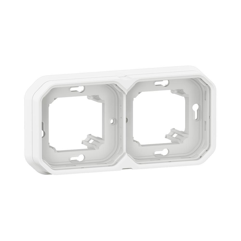 Рамка 2x скрит монтаж IP55 Бял  - Legrand Plexo New 069694L