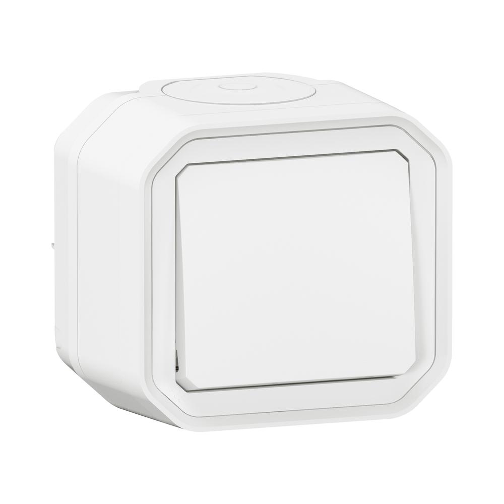 Бутон моноблок 10A IP55 Бял - Legrand Plexo New 069760L