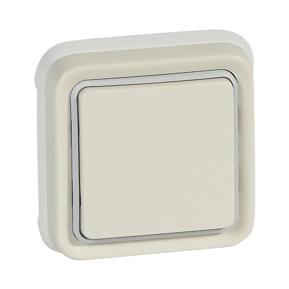 Девиаторен ключ моноблок скрит монтаж IP55 Бял /до изчерпване/ - Legrand Plexo 69851