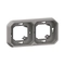 Рамка 2x скрит монтаж IP55 Сив  - Legrand Plexo New 069683L