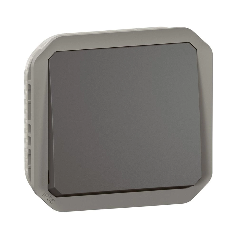Бутон 10А механизъм IP55 Антрацит  - Legrand Plexo New 069810L