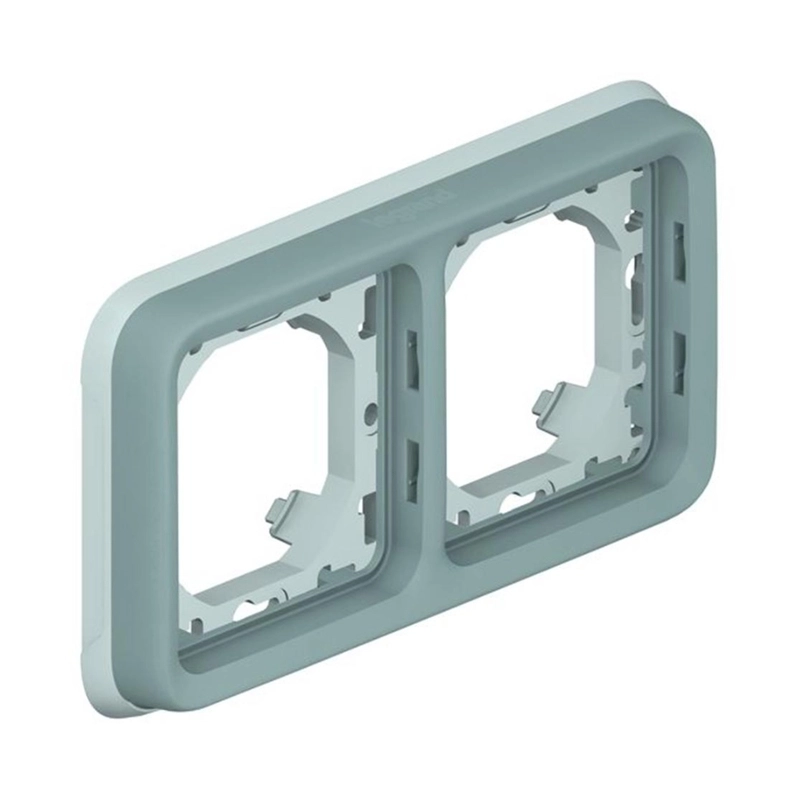 Рамка 2x скрит монтаж IP55 Сив /до изчерпване/ - Legrand Plexo 69683