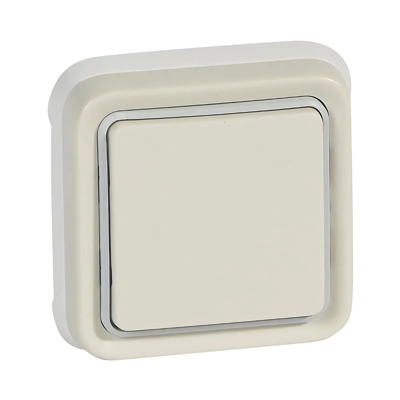 Девиаторен ключ моноблок скрит монтаж IP55 Бял /до изчерпване/ - Legrand Plexo 69851