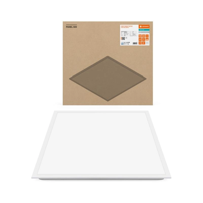LED панел Compact 600 33W 3600lm 4000K IP40/IP20 DALI ON/OFF Value - LEDVANCE PANEL COMPACT 600 DALI LED017926