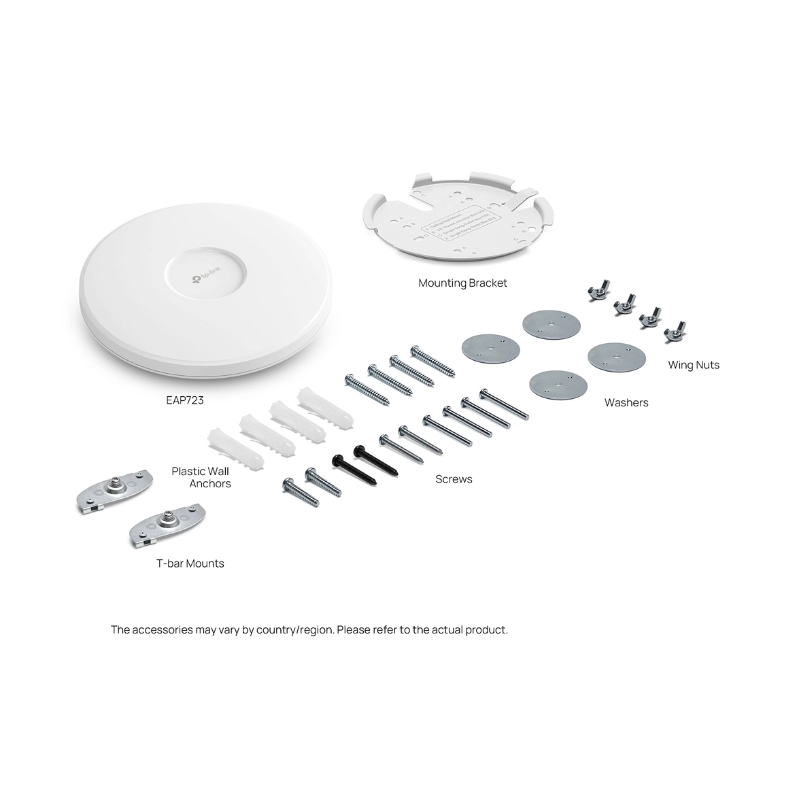 BE3600 Ceiling Mount Wi-Fi 7 Access Point - Omada by TP-Link EAP723