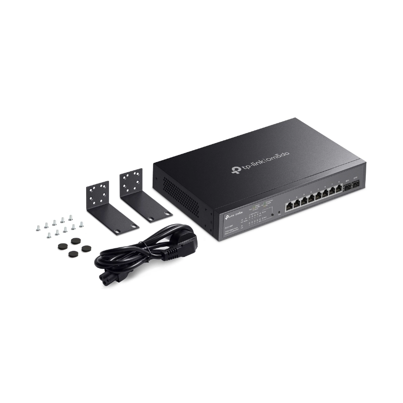 10-Port Gigabit Smart Switch with 8-Port PoE+ Omada by TP-Link SG2210MP