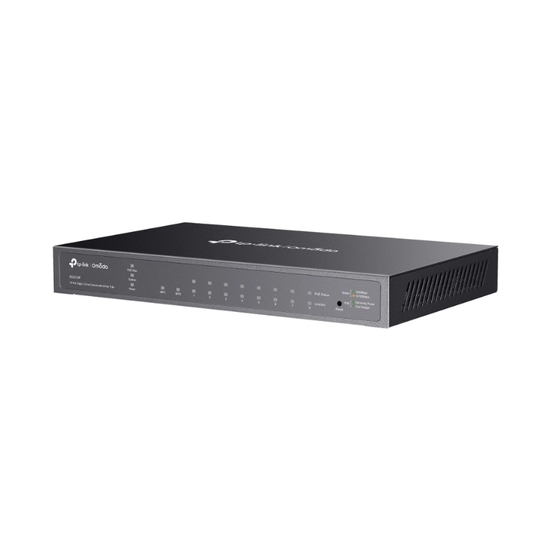 10-Port Gigabit Smart Switch with 8-Port PoE+ Omada by TP-Link SG2210P