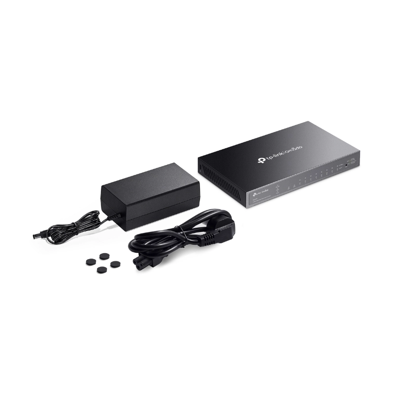 10-Port Gigabit Smart Switch with 8-Port PoE+ Omada by TP-Link SG2210P