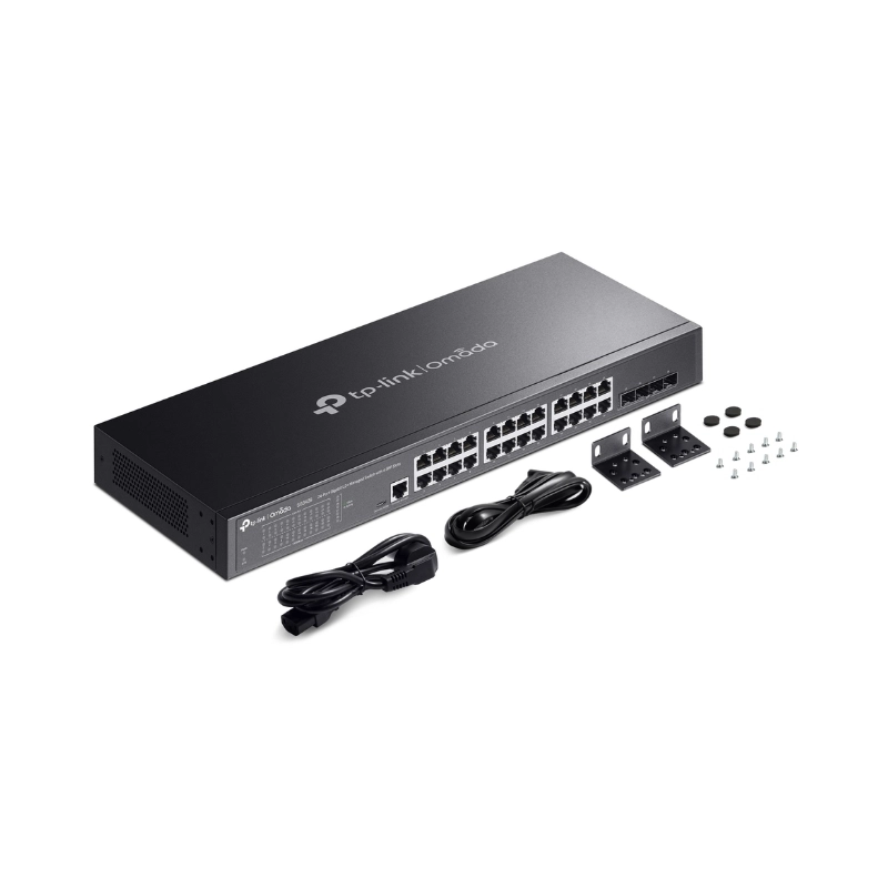 24-Port Gigabit L2+ Managed Switch with 4 SFP Slots TP-Link Omada SG3428