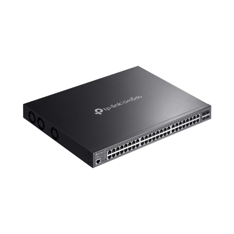 48-Port Gigabit and 4-Port 10GE SFP+ L2+ Managed Switch with 48-Port PoE+ Omada by TP-Link SG3452XP