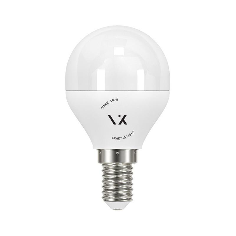 LED лампа 9W 810lm 6500K 220V E14 Ra>80 360°, овал, PC, опал - VL LED VK/05178/EI/D