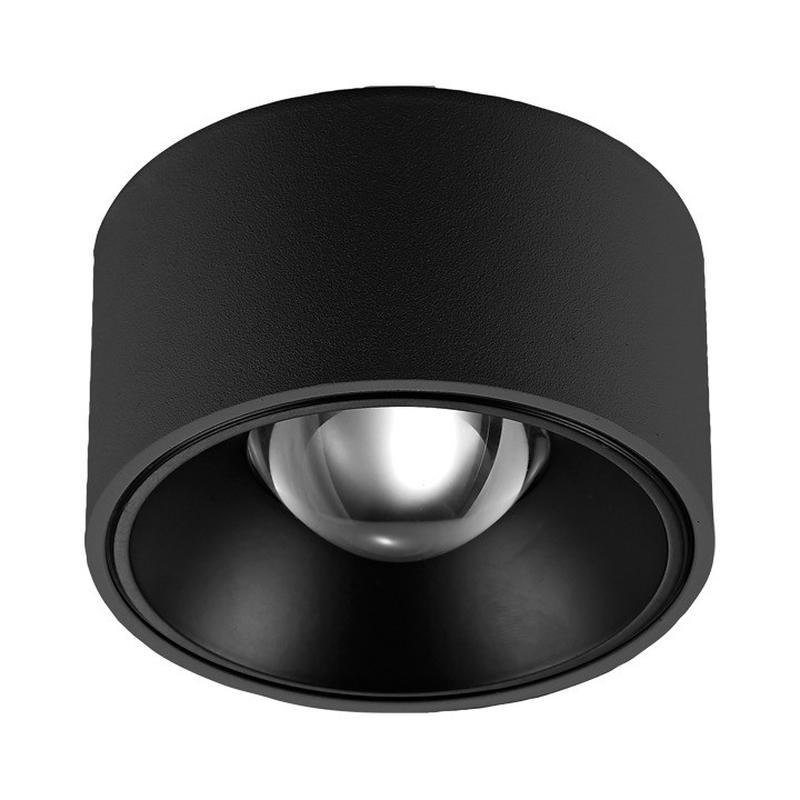 LED луна, ОМ, 15W 1340lm 4000K Ra>80, 240V, IP54,ø8x4.5cm, черен - VL LED VK/02152CE/B/C