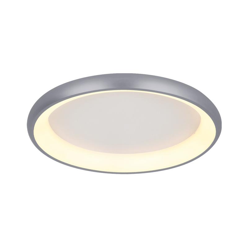 Осв. тяло - ОМ на таван, 52W 5785lm 3000K Ra>80, 220V, IP20,  ø61,5cm, антрацит - VL LED VK/04416CE/AN/W/61