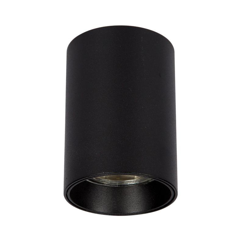 Луна за ОМ за 1бр лампа GU10/Par16, 220V, IP20, Φ60x85mm, IP20, черен - VL LED VK/03139/CE/B
