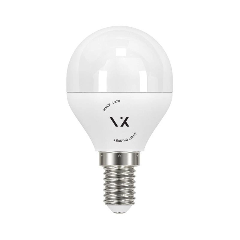 LED лампа 9W 810lm 6500K 220V E14 Ra>80 360°, овал, PC, опал - VL LED VK/05178/EI/D
