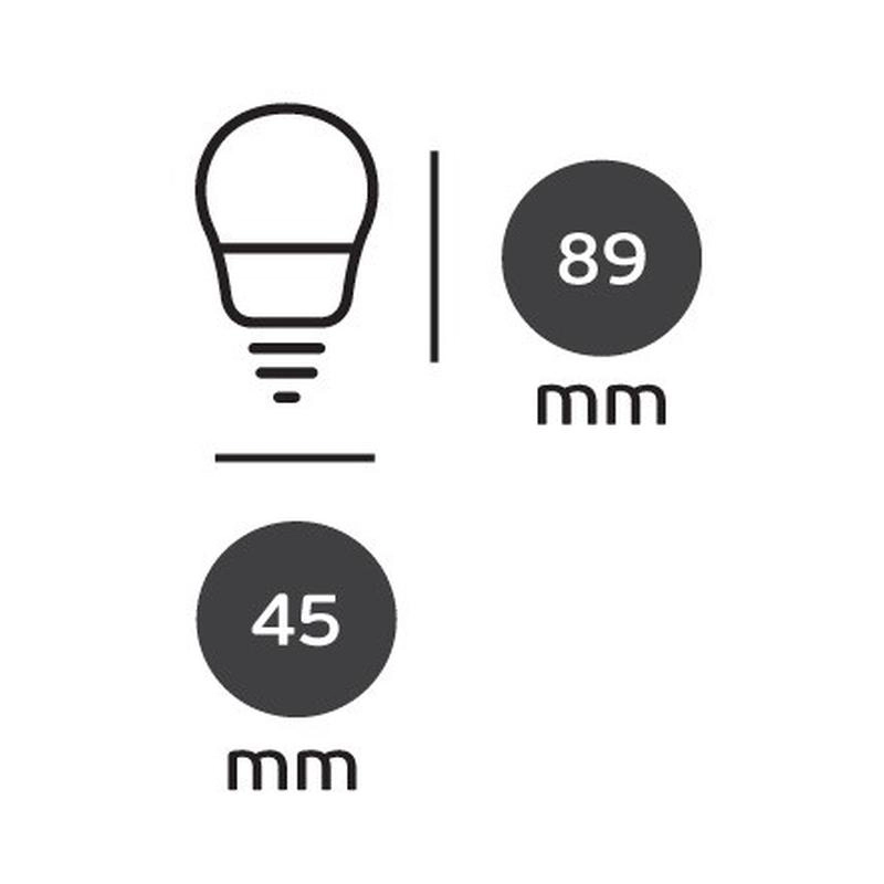 LED лампа 9W 810lm 6500K 220V E14 Ra>80 360°, овал, PC, опал - VL LED VK/05178/EI/D