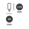 LED лампа 4,5W 330lm 2200Κ 220V E27 Ra>80 360°, спирала Филамент, amber ,димируема - VL LED VK/05160/D/E/SP/A