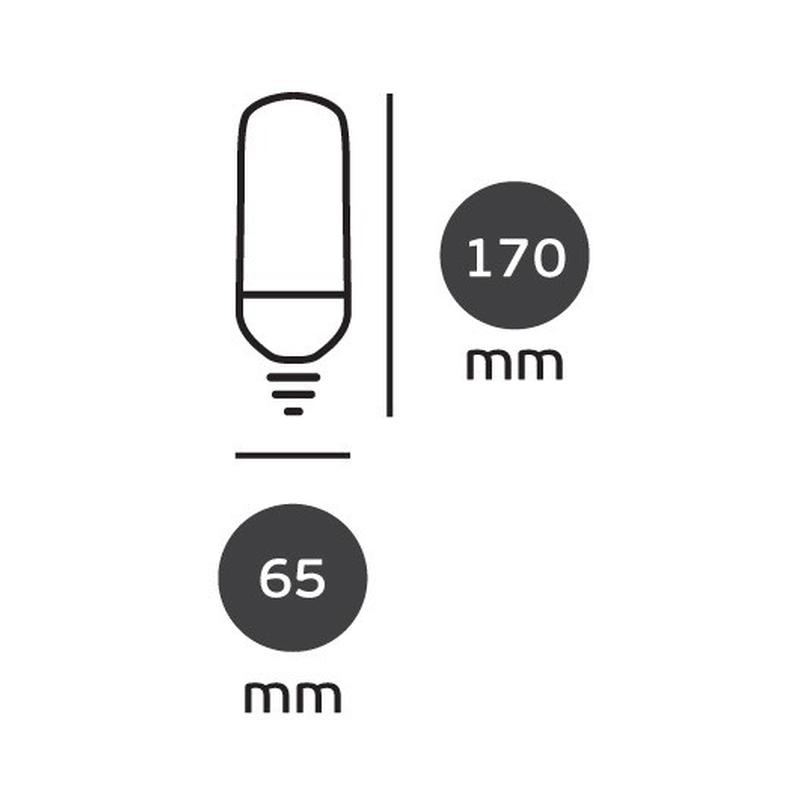 LED лампа 15W 1600lm 6000K 220V E27 Ra>80 300°, форма-призмат., IP44 - VL LED VK/05096/D