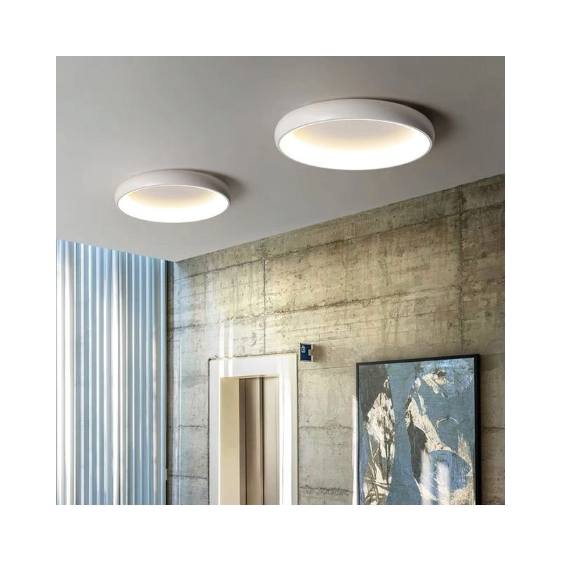 Осв. тяло - ОМ на таван, 52W 5785lm 3000K Ra>80, 220V, IP20,  ø61,5cm, антрацит - VL LED VK/04416CE/AN/W/61