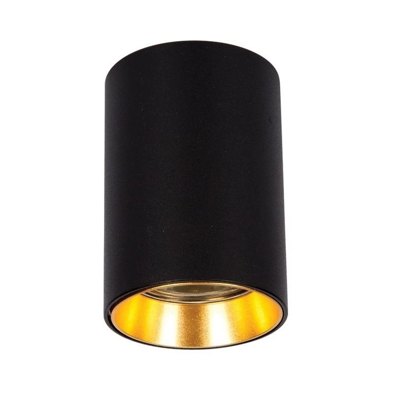 Луна за ОМ за 1бр лампа GU10/Par16, 220V, IP20, Φ60x85mm, IP20, черен - VL LED VK/03139/CE/B
