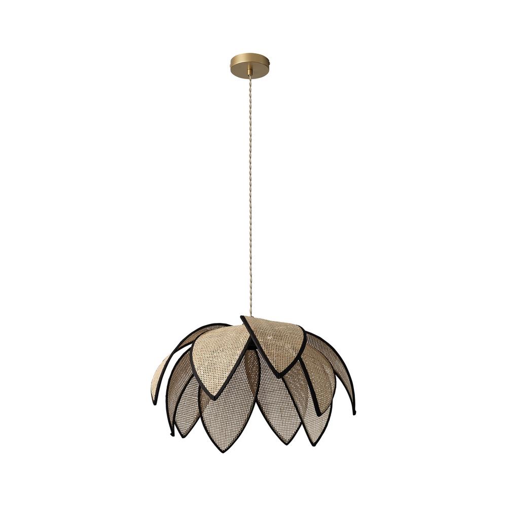 Декоративен осветител модел Rattan Lotus, висящ, 480, E27, кафяв - OSRAM LED847248