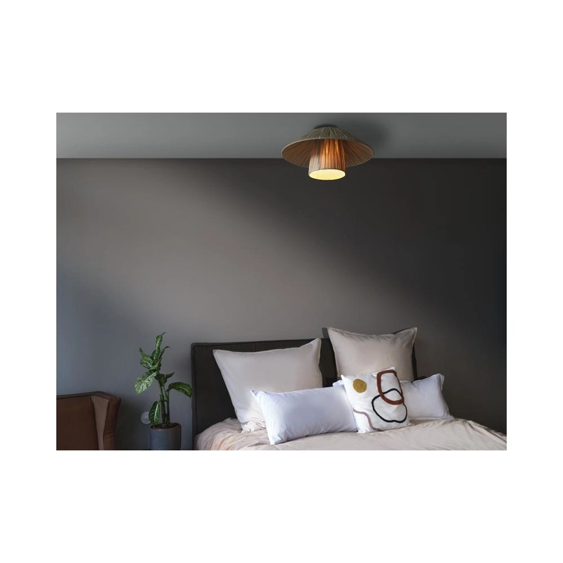 Декоративен осветител модел Bamboo Paper Hut, за таван, 400, E27, кафяв - LEDVANCE LED840683