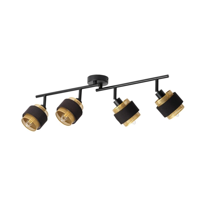 Декоративен осветител модел Spot Hornet 4X2.8W, 2700K, Ra>80, E14, черен, с вкл. димируема лампа - OSRAM LED847804