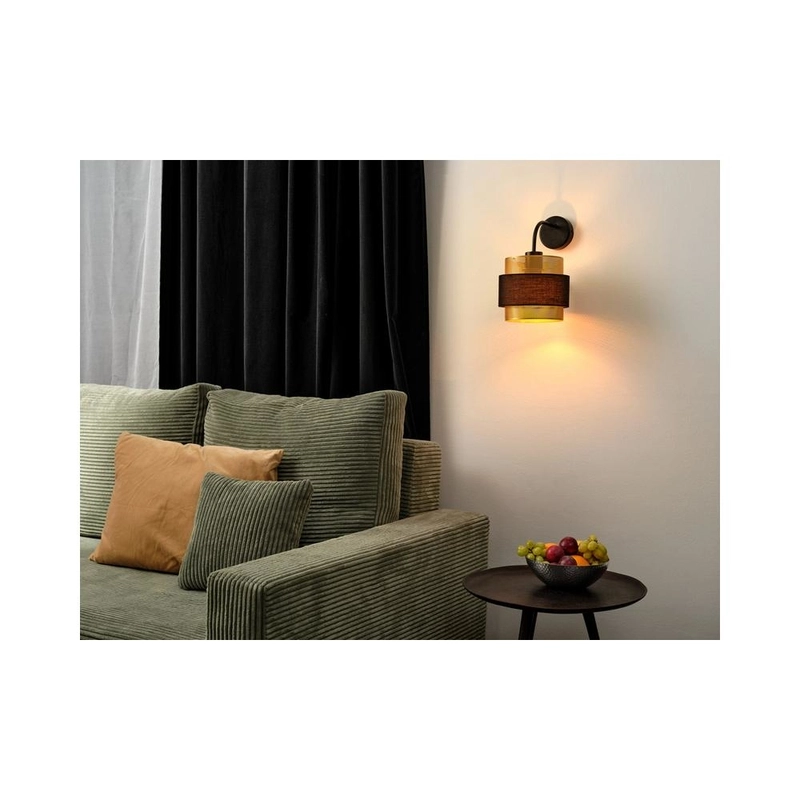 Декоративен осветител модел Hornet, за стена, 1XE27, черен - OSRAM LED847828