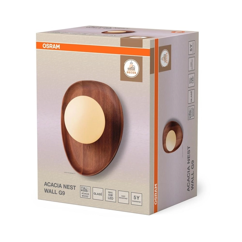 Декоративен осветител модел Acacia Nest Table 1xG9, кафяв - OSRAM LED848146