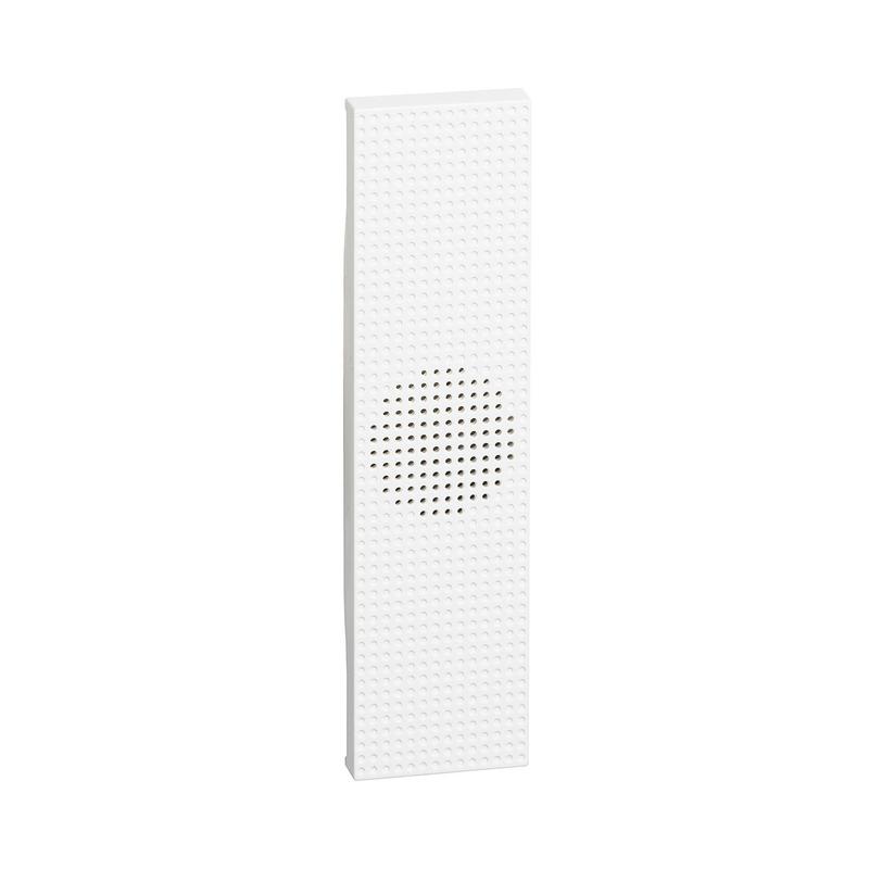 Лицев панел за звънец и за K4351V230, K4356V230 1M Бял  - bticino Living Now KW15