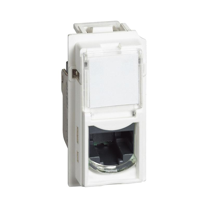 Компютърна розетка 1xRJ45 cat.6 FTP toolless IDC 1M Крем  - bticino Living Now KW4279C6F