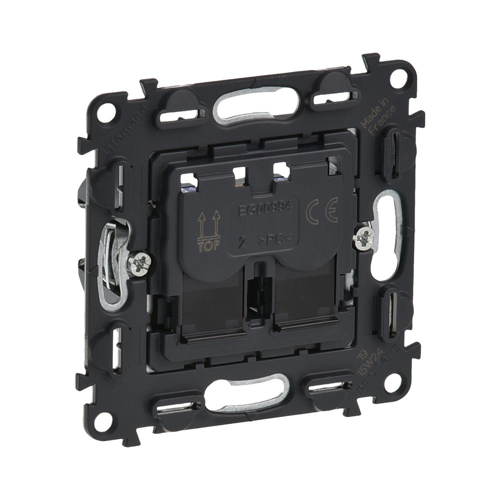 Розетка 2х RJ45 UTP кат.5е LCS Valena InMatic - Legrand Valena Life 753041